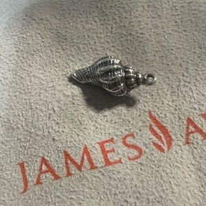 James Avery Silver Conch Shell Charm